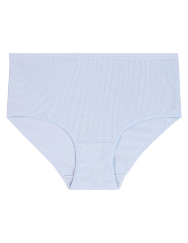 Figi - Damskie majtki bawełniane z wysokim stanem Plus Size 4-pak WIELOKOLOROWY - produkt 3
