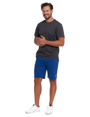 Koszulki, topy, koszule - T-shirt męski bawełniany bez bocznych szwów GRAFIT - produkt 5