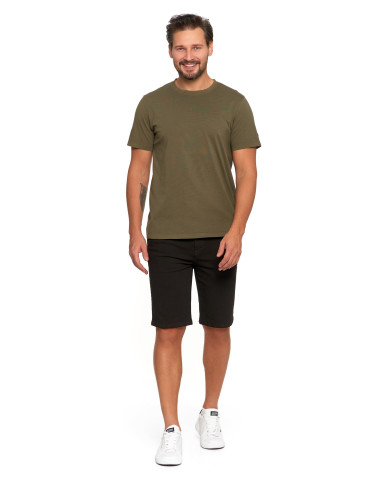 Koszulki, topy, koszule - Koszulka męska klasyczna vintage z haftem KHAKI - produkt 5