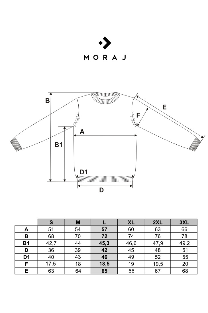 Sweter męski bawełniany klasyczny Sweter męski bawełniany klasyczny