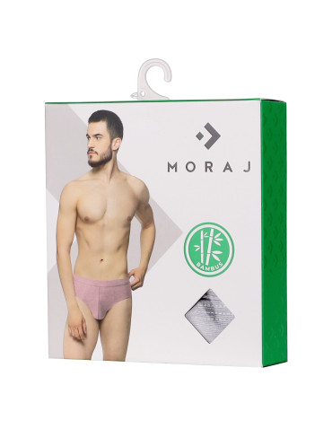 Slipy - Męskie slipy bambusowe bez wzoru 6-pak WIELOKOLOROWY - produkt 5
