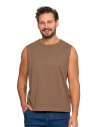 Męska koszulka tank top BRĄZOWY