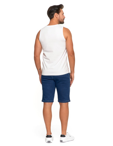 Koszulki, topy, koszule - Męska koszulka Tank Top z marinistycznym motywem BIAŁY - produkt 3