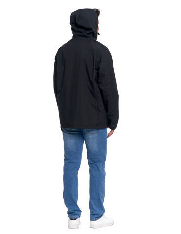 Odzież wierzchnia - Kurtka przejściowa unisex przeciwdeszczowa CZARNY - produkt 12
