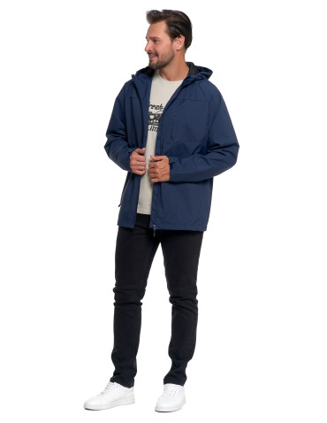 Odzież wierzchnia - Kurtka przejściowa unisex przeciwdeszczowa GRANATOWY - produkt 6