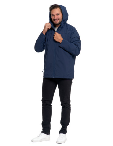 Odzież wierzchnia - Kurtka przejściowa unisex przeciwdeszczowa GRANATOWY - produkt 11