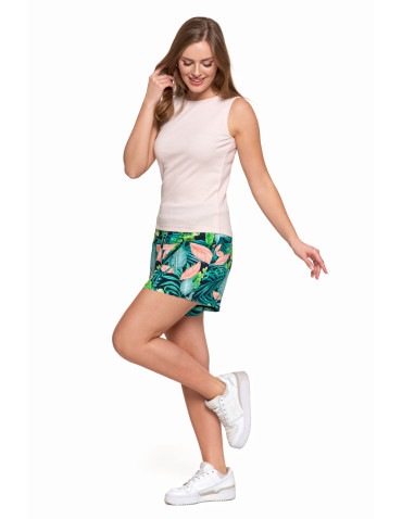 Koszulki i topy - Damska koszulka Tank Top w prążek RÓŻOWY - produkt 6