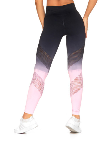 Legginsy - Legginsy damskie push-up z wysokim stanem sportowe GRAFIT - produkt 6