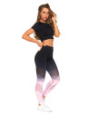 Legginsy damskie push-up z wysokim stanem sportowe GRAFIT
