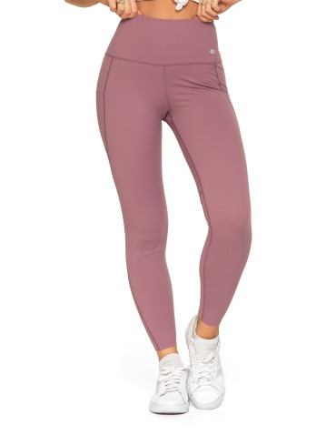 Legginsy - Legginsy damskie z wysokim stanem funkcyjne RÓŻOWY - produkt 8