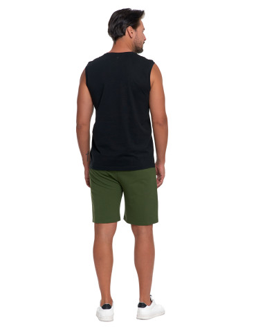 Koszulki, topy, koszule - Koszulka męska tank top bez rękawów CZARNY - produkt 4