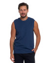 Koszulka męska tank top bez rękawów NIEBIESKI
