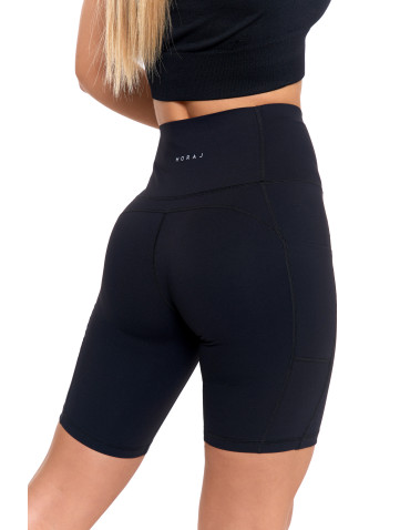Legginsy - Legginsy kolarki damskie sportowe z kieszeniami CZARNY - produkt 10