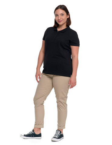 Polo - Koszulka polo damska z kołnierzykiem CZARNY - produkt 7