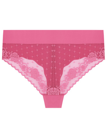 Figi - Majtki damskie figi maxi bikini laserowo cięte koronka 6-pak WIELOKOLOROWY - produkt 2