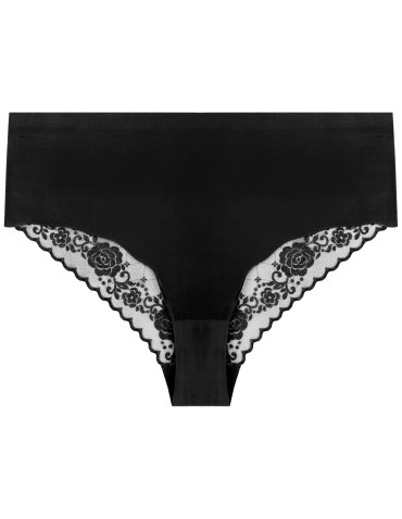 Figi - Majtki damskie figi maxi bikini laserowo cięte koronka 6-pak WIELOKOLOROWY - produkt 5