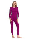 Damskie legginsy termoaktywne FIOLETOWY