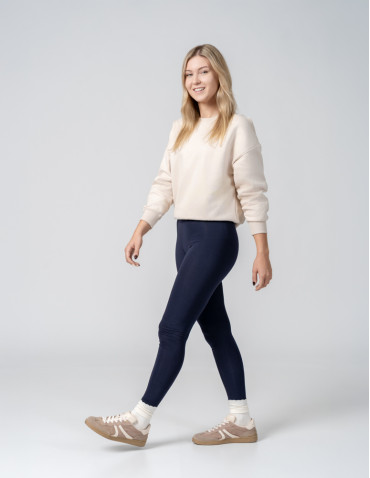 Legginsy - Klasyczne bawełniane legginsy damskie WIELOKOLOROWY - produkt 21