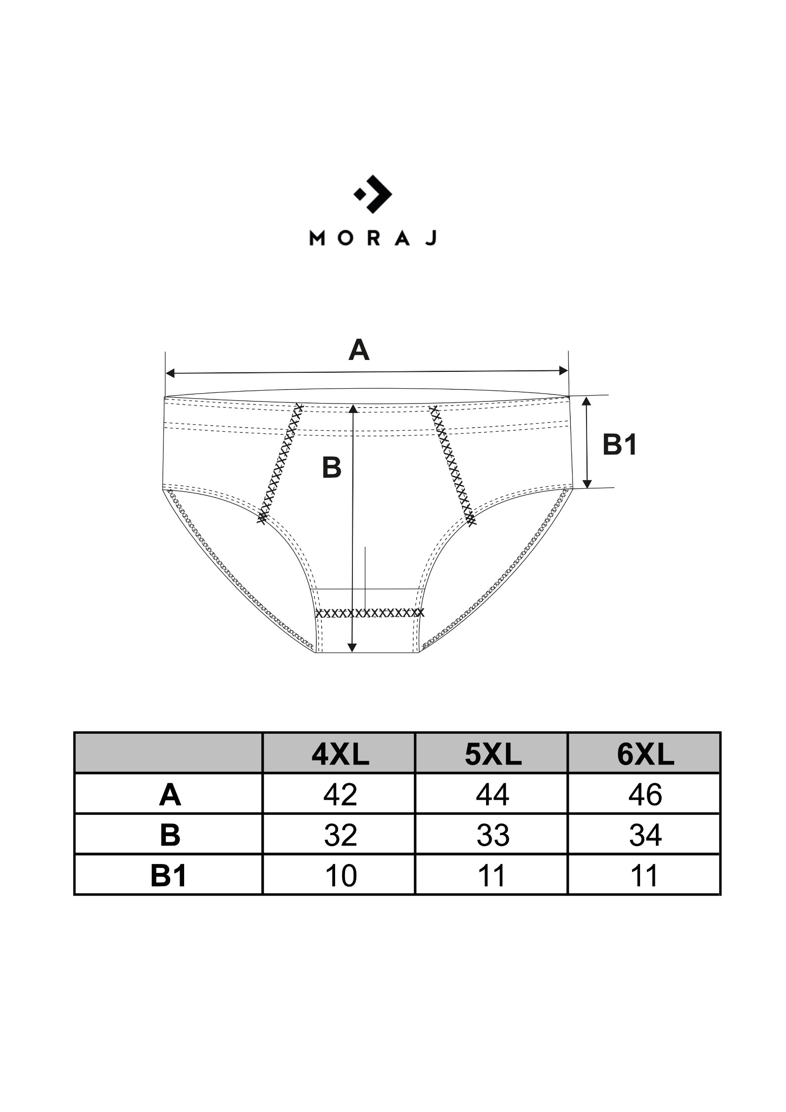 Slipy bawełniane Plus Size 3-pak