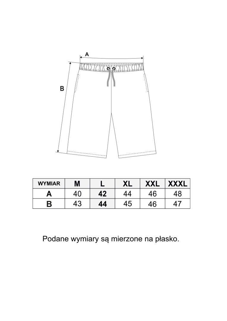 Kąpielowe spodenki szorty męskie z kieszeniami
