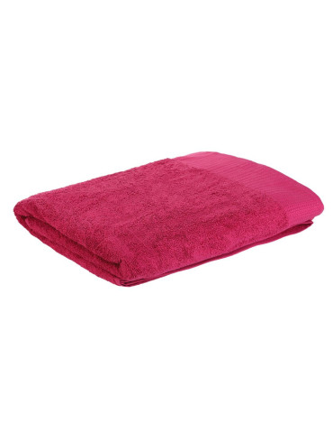 Kąpielowe - Mały ręcznik kąpielowy bawełniany 100% gładki 50x100 cm BORDOWY - produkt 1