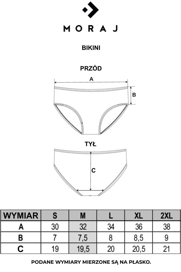 Figi damskie bikini bawełniane w drobne wzory 4-pak Figi damskie bikini bawełniane w drobne wzory 4-pak