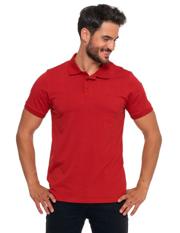 Polo - Koszulka polo męska z bawełny czesanej Premium Line BORDOWY - produkt 2