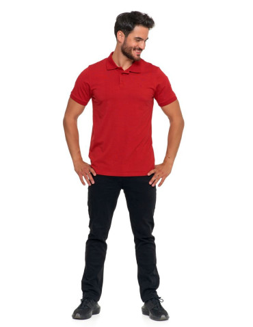 Polo - Koszulka polo męska z bawełny czesanej Premium Line BORDOWY - produkt 7