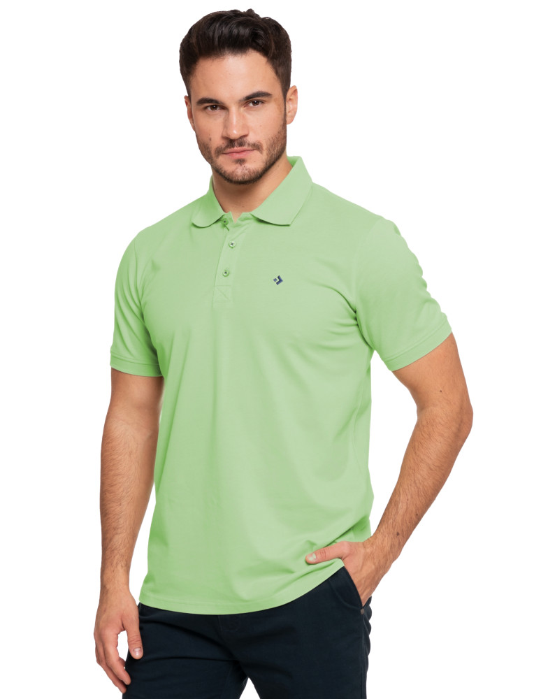 Polo - Koszulka męska polo bawełniana Premium klasyczna ZIELONY - produkt moraj.pl 1