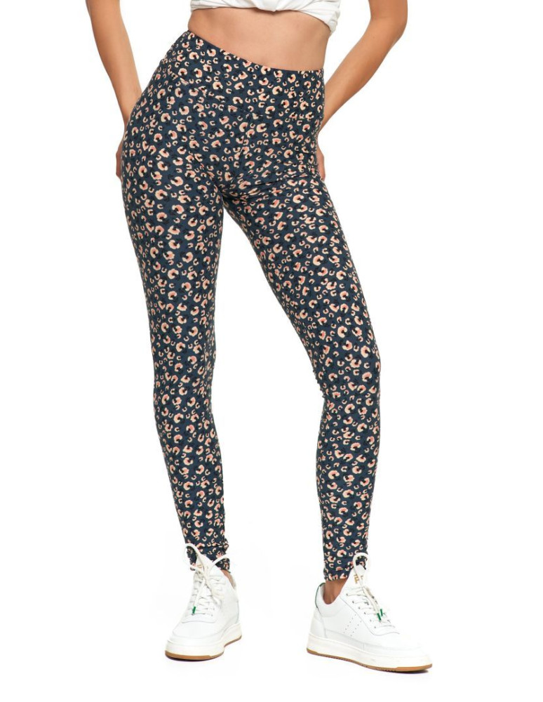 Legginsy - Legginsy damskie długie z wysokim stanem WZÓR 1 - produkt moraj.pl 5