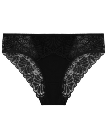 Figi - Majtki damskie figi bikini wykończone koronką 6-pak WIELOKOLOROWY - produkt 3