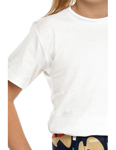 Dziewczynka - T-shirt dziewczęcy bawełniany BIAŁY - produkt 2