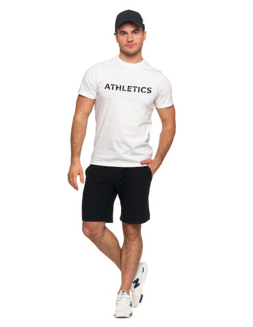 Koszulki, topy, koszule - T-shirt koszulka bawełniana krótki rękaw z napisem BIAŁY - produkt 5