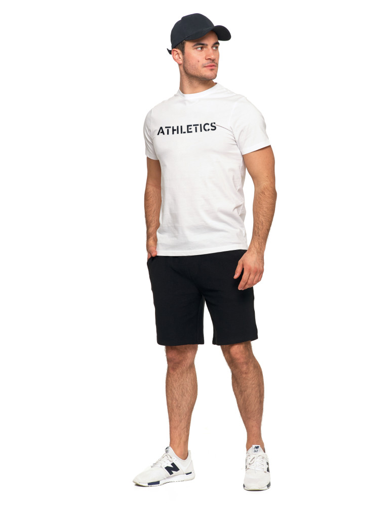 Koszulki, topy, koszule - T-shirt koszulka bawełniana krótki rękaw z napisem BIAŁY - produkt moraj.pl 6