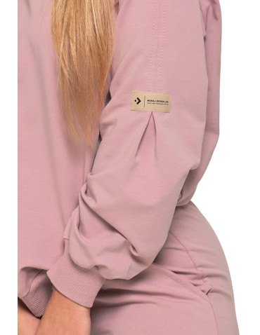 Bluzy - Bluza damska bez kaptura wkładana bawełniana RÓŻOWY - produkt 7