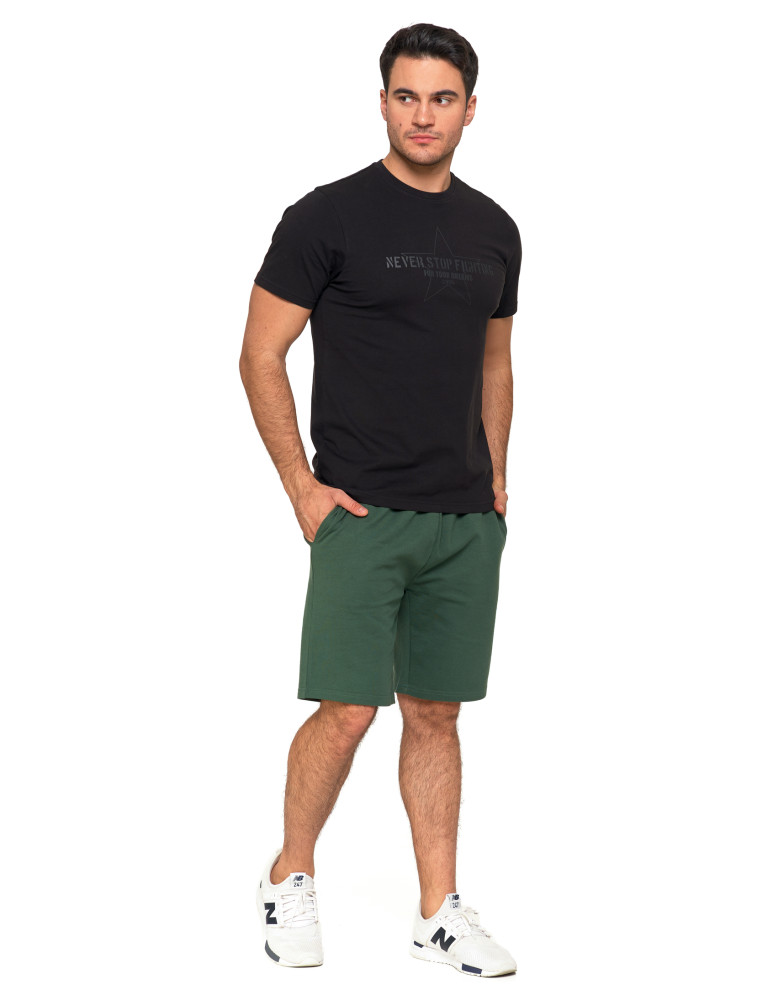 Koszulki, topy, koszule - T-shirt męski koszulka 100% bawełna logo CZARNY - produkt moraj.pl 6