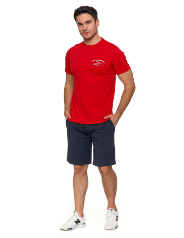 Koszulki, topy, koszule - Koszulka t-shirt męski 100% bawełna Los Angeles College CZERWONY - produkt 4