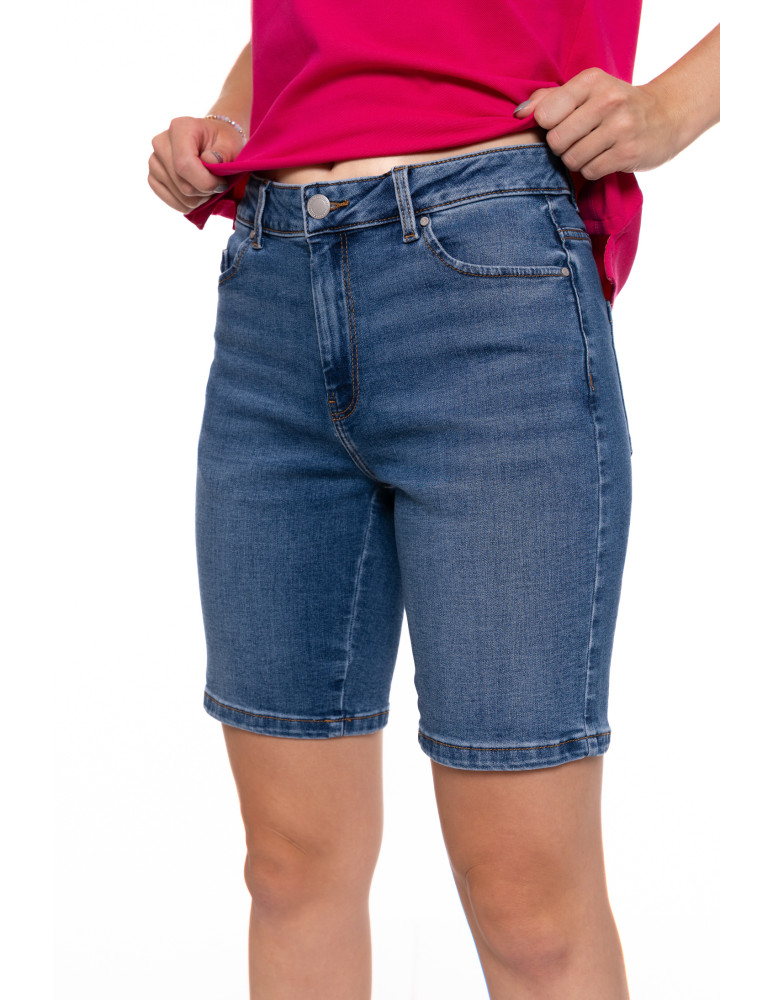 Szorty - Krótkie spodenki damskie szorty jeansowe na co dzień JEANS - produkt moraj.pl 1
