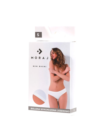 Figi - Majtki laserowo cięte bezszwowe figi mini bikini BIAŁY - produkt 3
