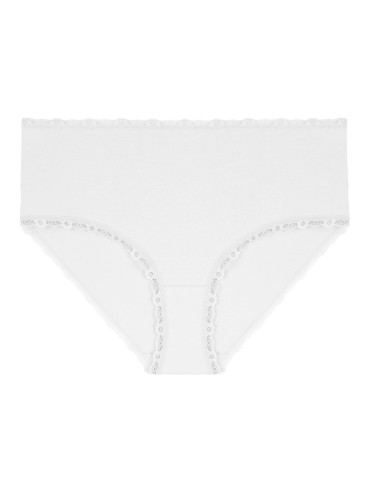 Figi - Majtki damskie figi z wysokim stanem Plus Size 3-pak WZÓR - produkt 4