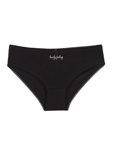 Figi - Figi damskie bikini bawełniane w drobne wzory 4-pak WIELOKOLOROWY - produkt 3