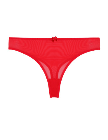 Stringi - Majtki stringi damskie transparentne siateczkowe 6-pak WIELOKOLOROWY - produkt 4