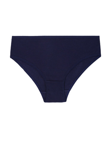 Figi - Majtki damskie bawełniane figi bikini prążkowane 12-pak WIELOKOLOROWY - produkt 3