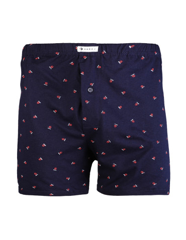 Bokserki luźne - Bokserki męskie bawełniane guziki Plus Size 3-pak WIELOKOLOROWY - produkt 2