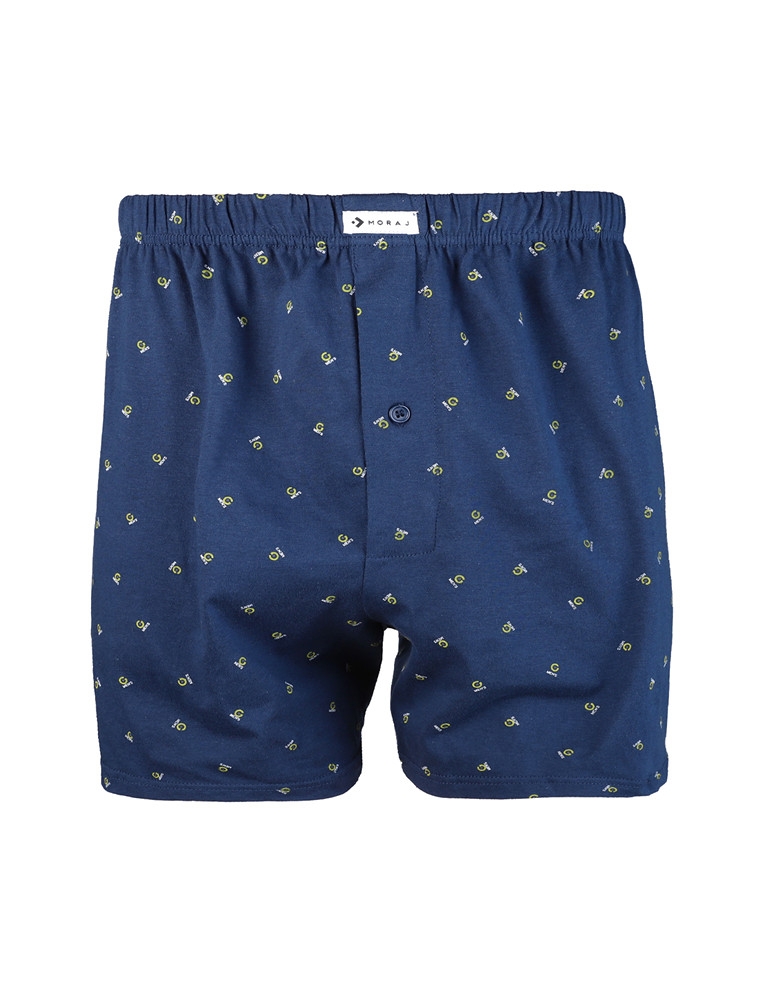 Bokserki luźne - Bokserki męskie bawełniane guziki Plus Size 3-pak WIELOKOLOROWY - produkt moraj.pl 4