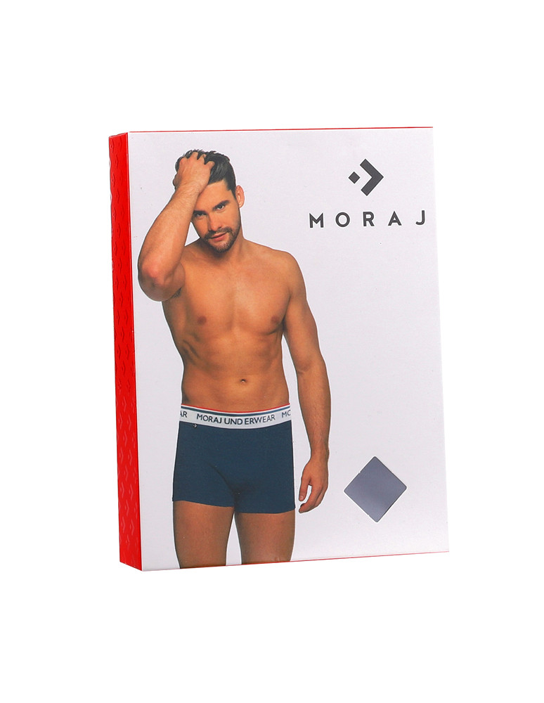 Bokserki dopasowane - Bokserki męskie bawełniane moraj underwear CZARNY - produkt moraj.pl 2