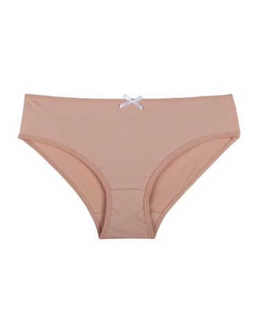 Figi - Figi damskie bawełniane bikini klasyczny krój 3-pak WIELOKOLOROWY - produkt 2