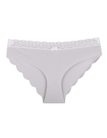 Figi - Majtki damskie figi bikini laserowo cięte z koronką 12-pak WIELOKOLOROWY - produkt 3