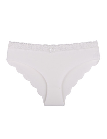 Figi - Majtki damskie figi bikini laserowo cięte z koronką 12-pak WIELOKOLOROWY - produkt 5