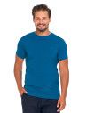 Koszulka męska T-shirt bawełniana Premium okrągły dekolt CIEMNY NIEBIESKI